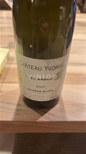 Vallée de la Loire Saumur Château Yvonne Les Arbres 2023