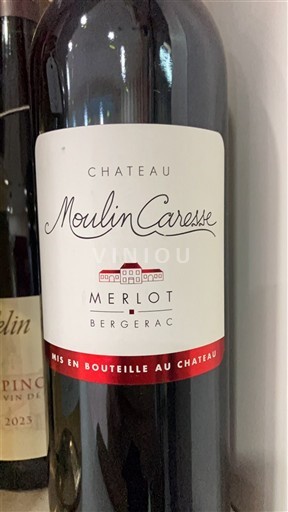 Lounais-Ranska Bergerac Château Moulin Caresse Merlot 2017