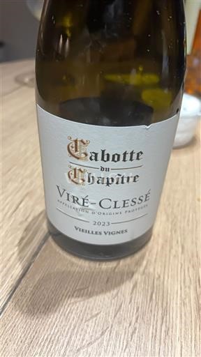 Wines Blanc sec Vieilles Vignes Cabotte du Chapitre 2023 France Burgundy Viré-clessé AOC