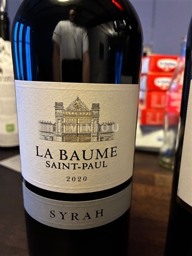 Languedoc a Roussillon Pays d'Oc La Baume Saint-Paul Syrah 2020