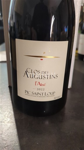 Languedoque Pic-saint-loup Clos des Augustins l'aîné 2022