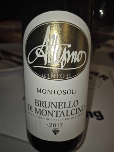 Toscana Brunello di Montalcino Altesino Montosoli 2017