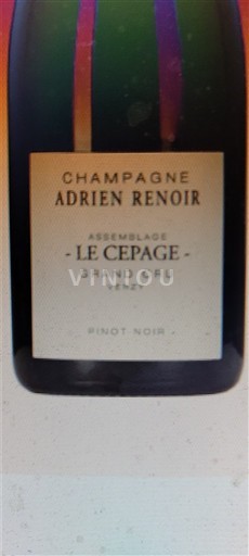 Champagne Champagner Grand Cru Adrien Renoir Le Cepage Ohne Jahrgang