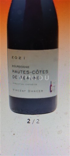 Bourgondië Hautes Côtes de Beaune Vincent Dancer 2022