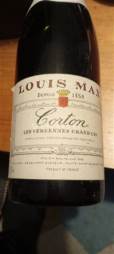 Bourgogne Corton Grand Cru Louis Max Les Vergennes Grand Cru Ikke årgangsbestemt