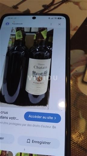 Bordeaux Pomerol Chatain 2014