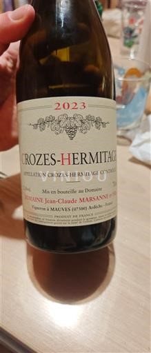 Rhône-dalen Crozes-Hermitage Domaine Jean-Claude Marsanne 2023