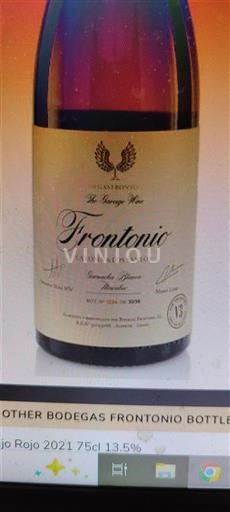 Арагон Не вказано Bodegas Frontonio La Loma & Los Santos 2021