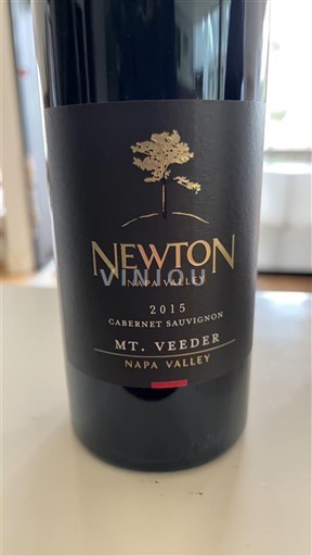 AVA californiennes Napa Valley Newton Mt. Veeder 2015