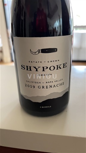 AVA californiennes Napa Valley Shypoke 2019