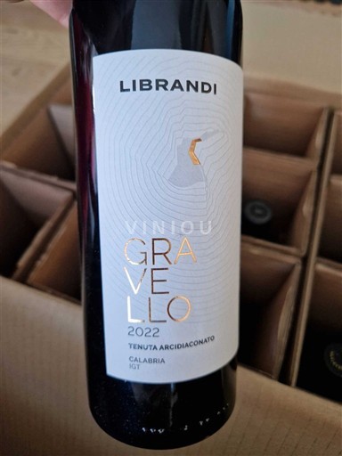 Wijnen Rouge sec Gravello Librandi 2022 Italië Calabrië Niet gespecificeerd DOC