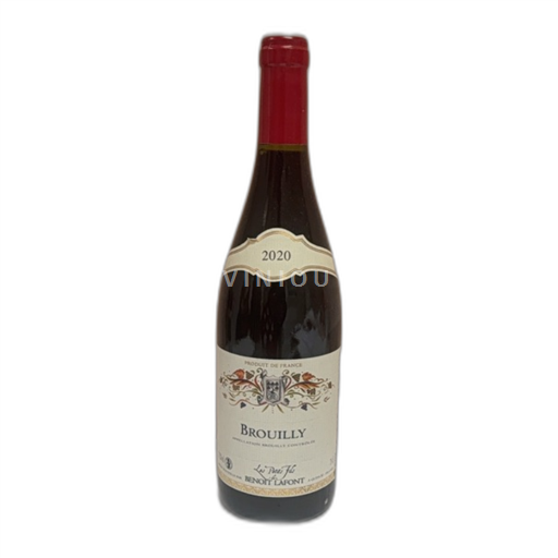 Vin Rouge sec Benoit Lafont 2020 France Beaujolais Brouilly AOC