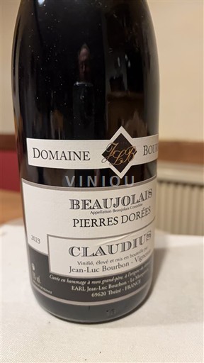 Beaujolais Not Specified Domaine Jean-Luc Bourbon Claudius 2023