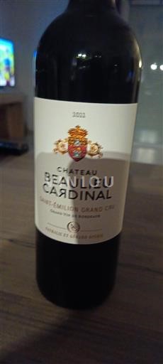 Bordeaux Saint-Émilion Grand Cru Grand Cru Château Beaulieu Cardinal 2022