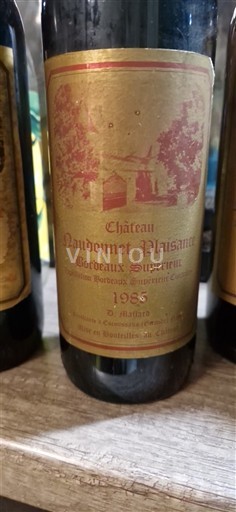 Bordeaux Bordeaux Supérieur Château Naudonnet-Plaisance 1985