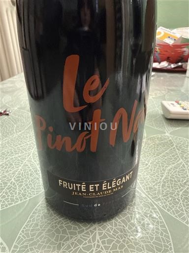 Languedoc a Roussillon Pays d'Oc Jean-Claude Mas Le Pinot Noir Fruité et Élégant 2024