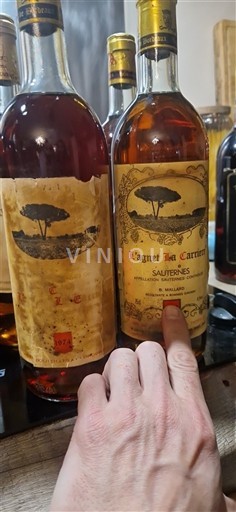 Bordeaux Sauternes L'Aynet La Carrière 1974