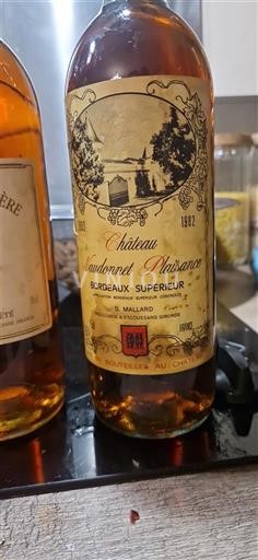 Bordeaux Bordeaux Supérieur Château Laudonnet Plaisance 1982