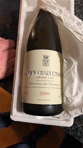 Burgundi Corton-Charlemagne Grand Cru Bonneau du Martray 2000