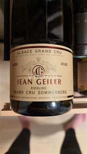 Alsasko Alsasko Grand Cru Grand Cru Jean Geiler Grand Cru Sommerberg 2022