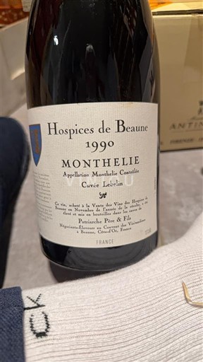 Bourgogne Monthélie Hospices de Beaune Lebelin 1990