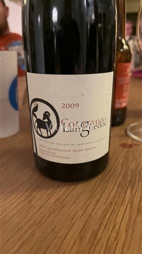 Languedoc Languedoc-ylängöt Coteaux du Languedoc 2009