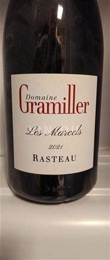 Rhône-dalen Rasteau Domaine Gramiller Les Marcels 2021