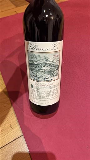 Provence Coteaux Varois en Provence Villars-sur-Var Clos Saint Joseph 2020