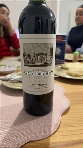 Bordeaux Haut-Médoc Château Lamothe-Bergeron Cru bourgeois 2015