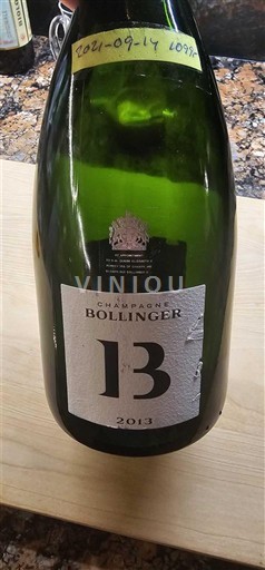 Champaña Champán Bollinger B13 2013