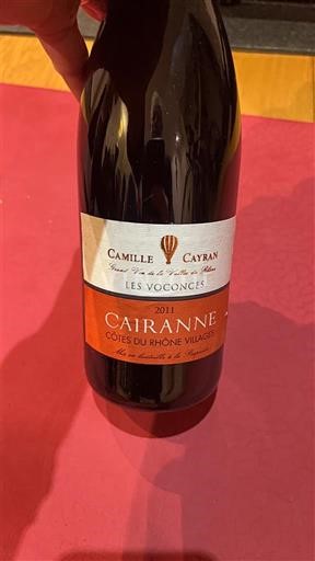 Rhônedalen Côtes-du-Rhône-Villages Camille Cayran Les Voconces 2011