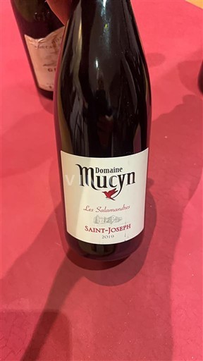Vale do Ródano Saint-Joseph Domaine Mucyn Les Salamandres 2019