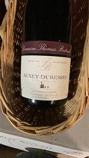 Borgonha Auxey-duresses Domaine Thomas Battault 2019