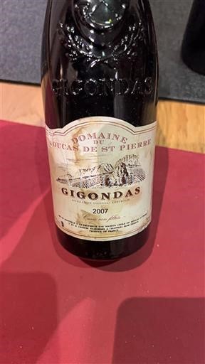 Vale do Ródano Gigondas Domaine Roucas de St Pierre 2007