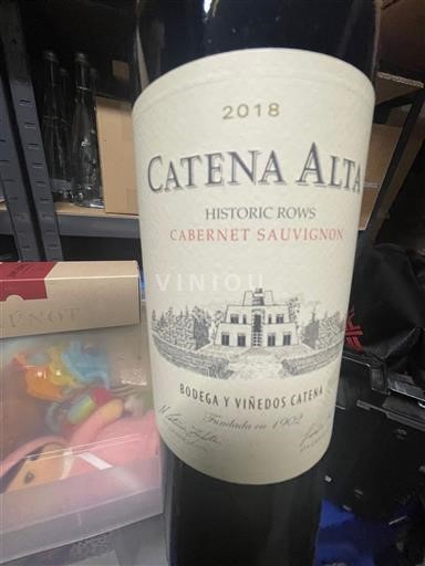 Mendoza Bodega y Viñedos Catena Catena Alta Historic Rows Cabernet Sauvignon 2018