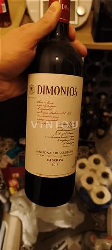 Sardinie Cannonau di Sardinie. Dimonios 2015