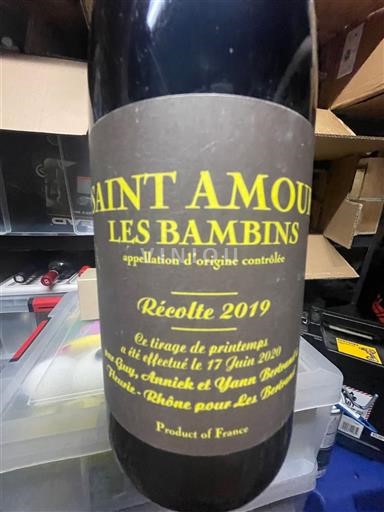 Beaujolais Saint-Amour Les Bambins 2019