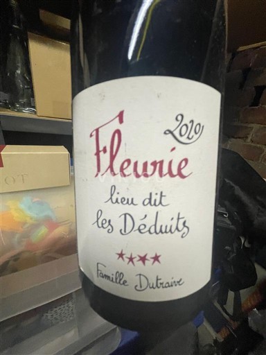 Beaujolais Fleurie Famille Dutraive lieu dit les Déduits 2020