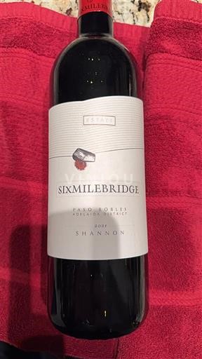 Californische AVA's Paso Robles Sixmilebridge Shannon 2018