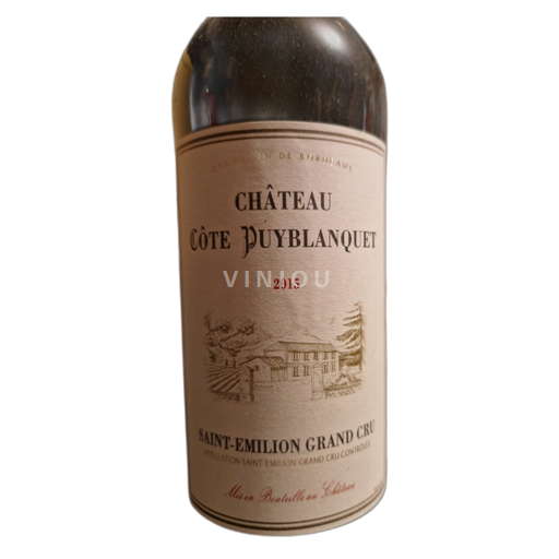 Bordéus Saint-Émilion Grand Cru Château Côte Puyblanquet 2015