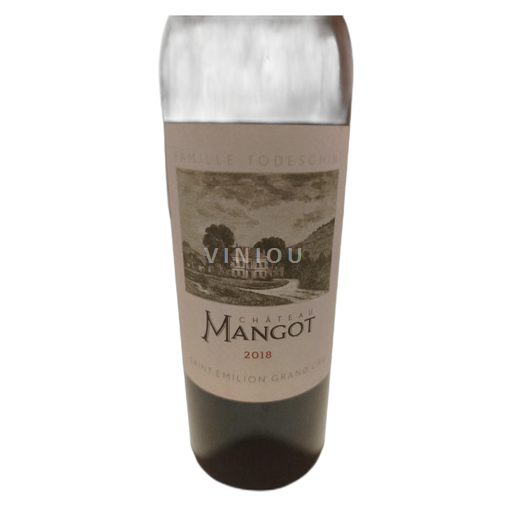 Bordéus Saint-Émilion Grand Cru Château Mangot 2018 Não Sazonado
