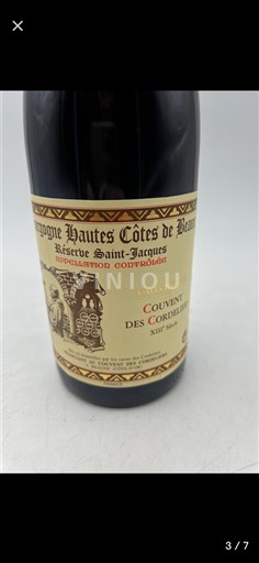 Burgundija Ni doloceno Couvent des Cordeliers Réserve Saint-Jacques 1993