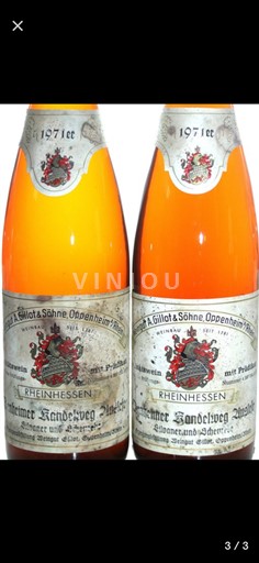 Rheinhessen A. Gillot & Söhne, Oppenheim Oppenheimer Krötenbrunnen Auslese 1971