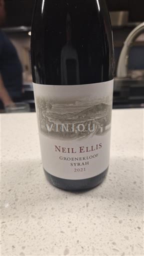 Vallée du Breede Breedekloof Neil Ellis Groenekloof Syrah 2021