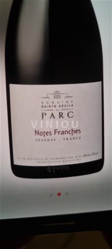 Burdeos Cérons Domaine Sainte Cécile du Parc Notes Franches 2014
