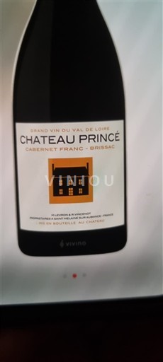Vale do Loire Anjou Château Princé Cabernet Franc - Brissac 2011