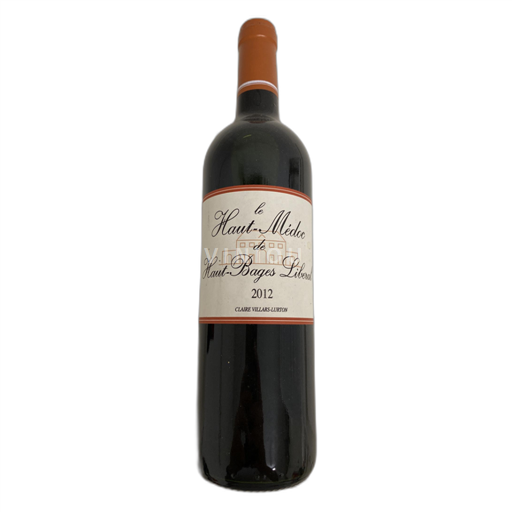 Bordeaux Haut-Médoc Haut-Bages Liberal Le Haut-Médoc de Haut-Bages Liberal 2012