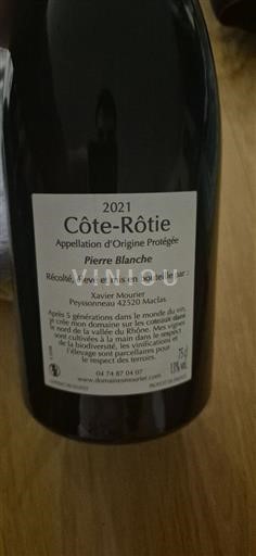 Rona dolina Côte-rôtie Xavier Mourier Pierre Blanche 2021