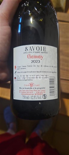 Savoyen und Bugey Savoie (Wein aus) Cave Cruet 2023