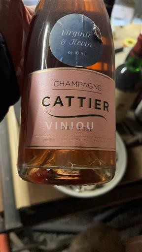 Champagne Sâm-panh Cattier Dry Rosé Không niên vụ